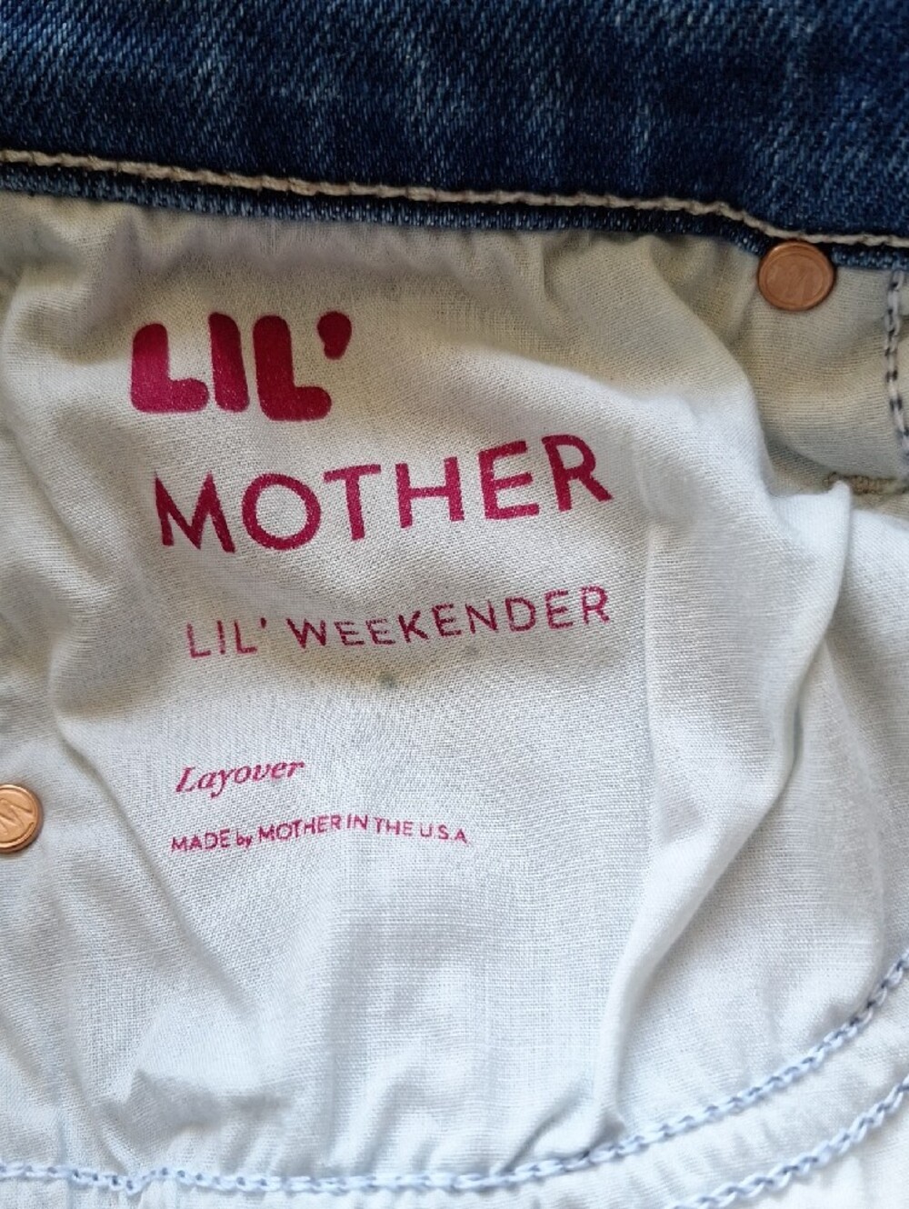 MOTHER Lil Weekender Layover Size 23 - Picture 2 of 9